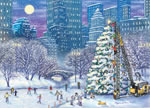 Custom designed holiday cards for family owned businesses